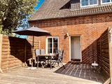 Ferienwohnung in Gro&szlig;enbrode - Am Kai 17 - Au&szlig;en - S&uuml;d-West-Terrasse