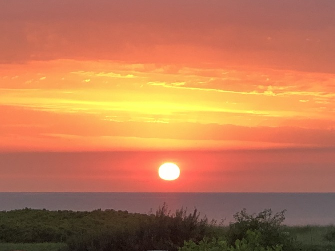 Ferienwohnung in Gro&szlig;enbrode - Am Kai 17 - Au&szlig;en - Sonnenuntergang Weststrand