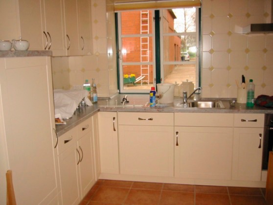 Ferienwohnung in Wangels - Bauernhof Blunck - K&uuml;chenzeile in der Schwalbe