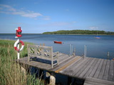 Ferienwohnung in Neuenkirchen - Gutshaus Grubnow auf R&uuml;gen - Badesteg