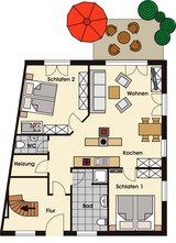 Ferienwohnung in Ostseeheilbad Zingst - Ostseebrise Reetdach II - Bild 9