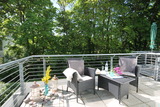 Ferienwohnung in K&uuml;hlungsborn - Strandstrasse-OstSeestern - Balkon im Hochsommer