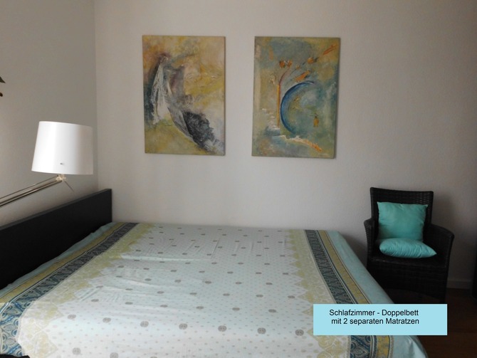 Ferienwohnung in K&uuml;hlungsborn - Strandstrasse-OstSeestern - Schlafzimmer