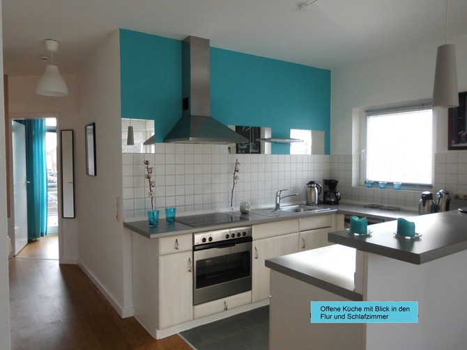 Ferienwohnung in K&uuml;hlungsborn - Strandstrasse-OstSeestern - offene K&uuml;che