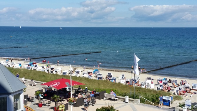 Ferienwohnung in K&uuml;hlungsborn - Haus Olymp - Strandleben in K&uuml;bo