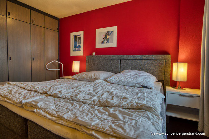 Ferienwohnung in Sch&ouml;nberger Strand - Haus Panorama App. 34 - Boxspring - Doppelbett 180 x 200 m