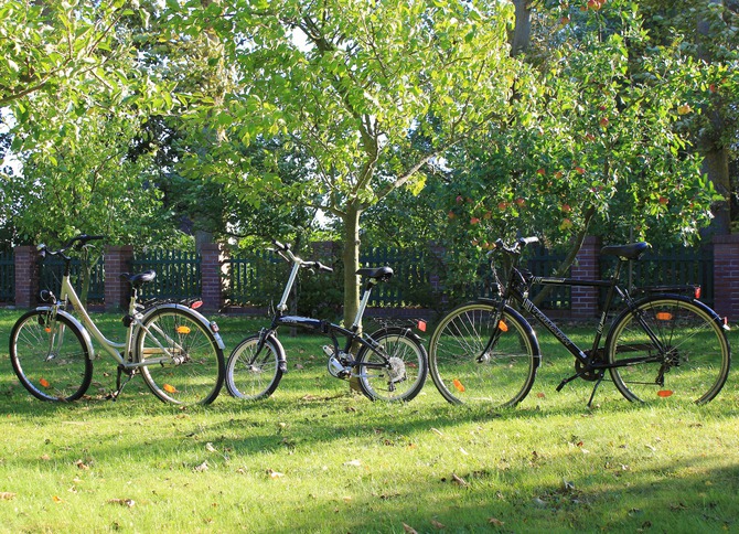 Ferienwohnung in Bresewitz - Landhaus am Bodden - Mietfahrr&auml;der auf Wunsch