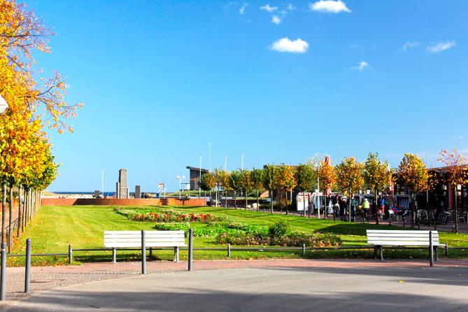 Ferienwohnung in Baabe - Bernstein - Strandvorplatz