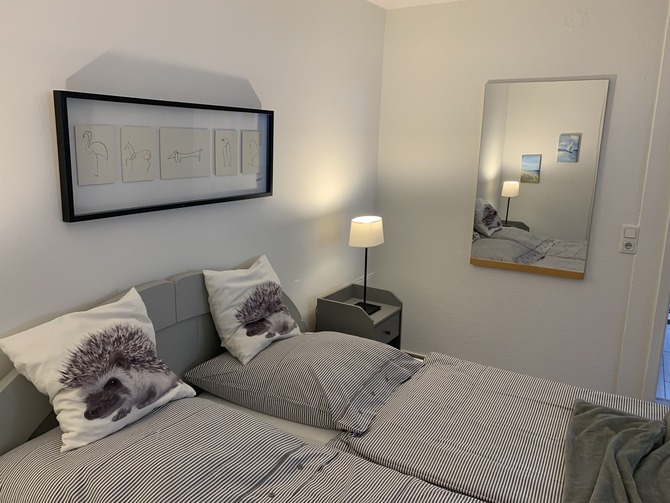 Ferienwohnung in Scharbeutz - Strandkorb - gro&szlig;es Schlafzimmer