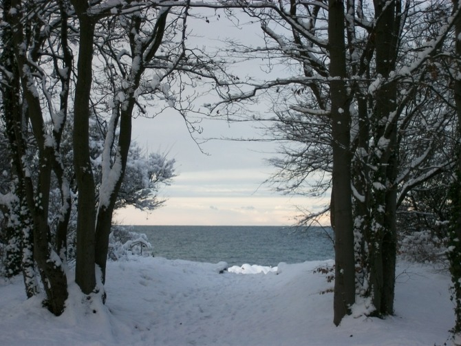 Ferienwohnung in K&uuml;hlungsborn - Strandstrasse-OstSeegarten -  Winter in K&uuml;hlungsborn