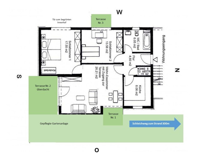 Ferienwohnung in K&uuml;hlungsborn - Strandstrasse-OstSeegarten - Bild 5