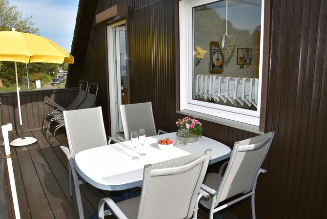 Ferienwohnung in Heiligenhafen - Jan&szlig;en - Sonnenbalkon I