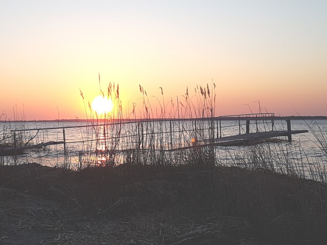 Ferienwohnung in Bodstedt - Haus Ostseer&auml;uber Fewo I - Sonnenuntergang am Bodstedter Strand