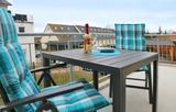 Ferienwohnung in B&ouml;rgerende - Ferienwohnung Strandkorb - Balkon