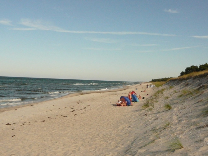 Ferienwohnung in Wieck a. Dar&szlig; - Aalreuse 2 - wei&szlig;e Sandstr&auml;nde - soweit wie das Auge sehen kann