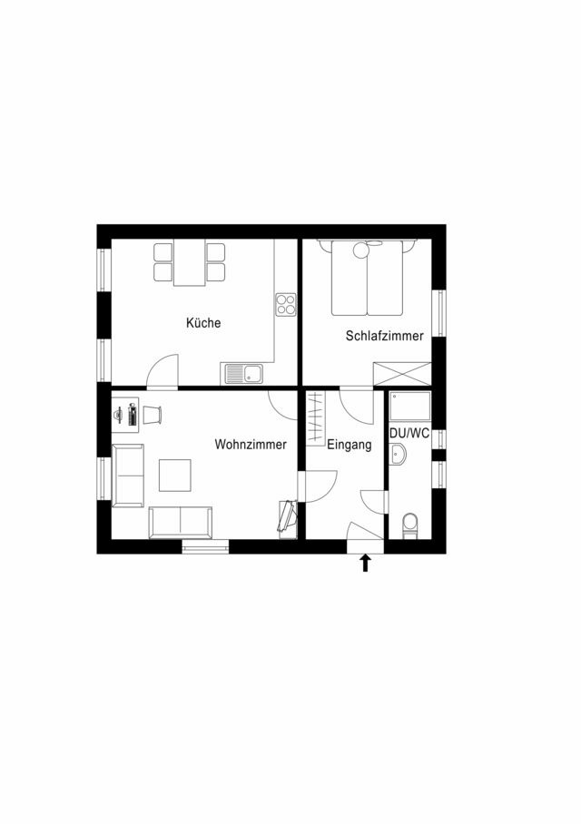 Ferienhaus in Gelting - K&auml;tchen am Schlossgraben - Schloss Gelting - Bild 14