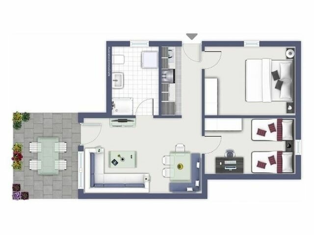 Ferienwohnung in Dahme - Jacobihof Haus 6 Wohnung 02 - Bild 7
