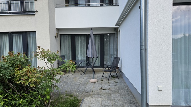 Ferienwohnung in B&ouml;rgerende - Appartement 2 - D&uuml;nenblick - 15qm Terrasse