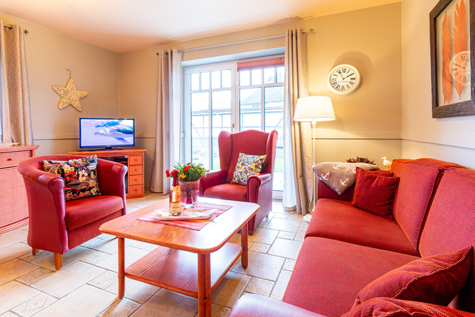 Ferienwohnung in Ostseeheilbad Zingst - Whg M, Ihr UrlaubsZuhause - Wohnbereich