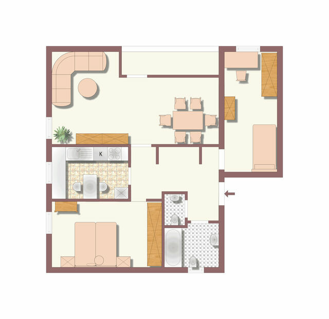 Ferienwohnung in Gl&uuml;cksburg - Ferienwohnung Sonne und Meer - Bild 22