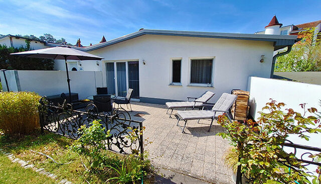 Ferienwohnung in Heringsdorf - Anna**** Whg1 Brinkmannhaus 4-Sterne - praktisch fast am Strand, Terrasse, Grill - Bild 12