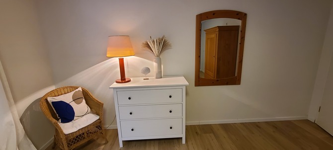 Ferienwohnung in Flensburg - Strandhygge - Schlafzimmer - andere Seite