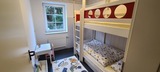 Ferienwohnung in Flensburg - Strandhygge - Kinderzimmer mit Piraten-Hochbett