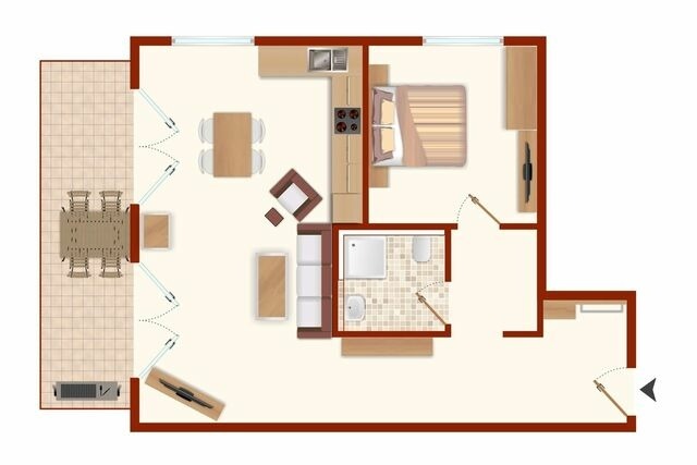Ferienwohnung in Laboe - Hafenblick Portland J3 - Bild 19