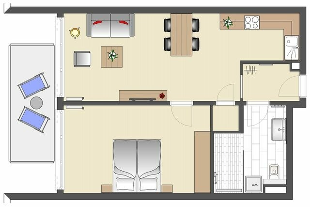 Ferienwohnung in Ahlbeck - (Brise) Strandresidenz Else Marie App. 1.1 - Bild 16
