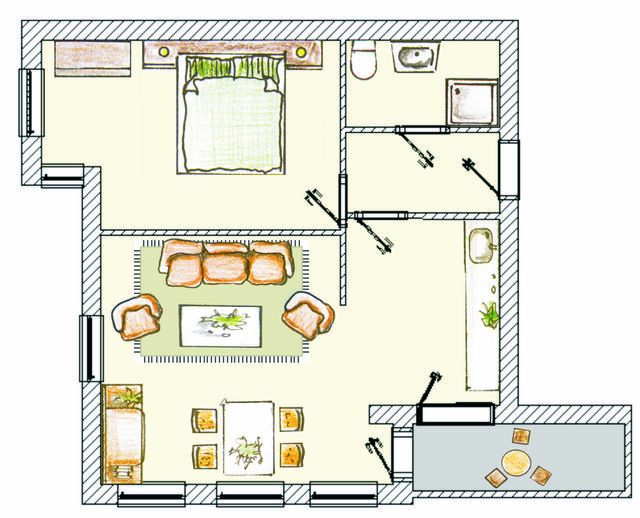 Ferienwohnung in Seebad Heringsdorf - (Brise) Neubauvilla Damaris App. 06 - Bild 14