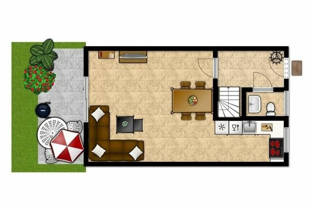 Ferienhaus in Boltenhagen - D&uuml;nenh&auml;user Haus 1a - Bild 23